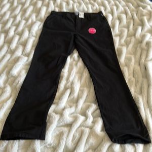 Girls size 16 black stretch slacks from Place .. new